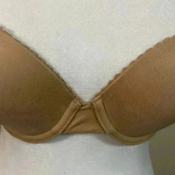 Victoria’s Secret Body by Victoria Perfect Shape Tan/Nude 32C padded Push Up Bra - Picture 2 of 8